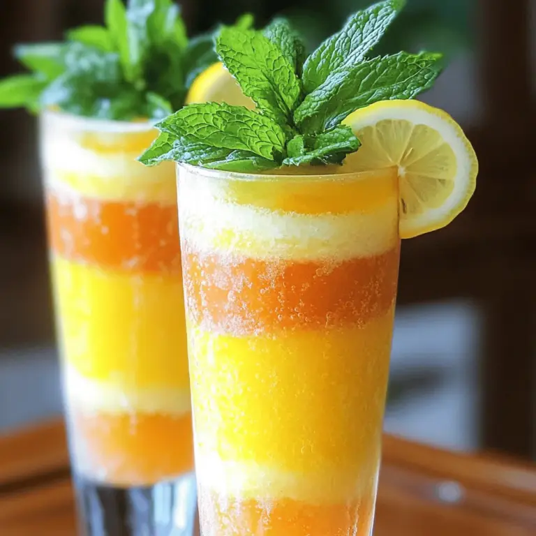 To make the best frozen peach lemonade, you need just a few key ingredients. The main stars are frozen peaches and fresh lemon juice. These two create a bright and fruity flavor that shines. You will also need honey or agave syrup for sweetness. Water is essential too, as it helps blend everything smoothly.
