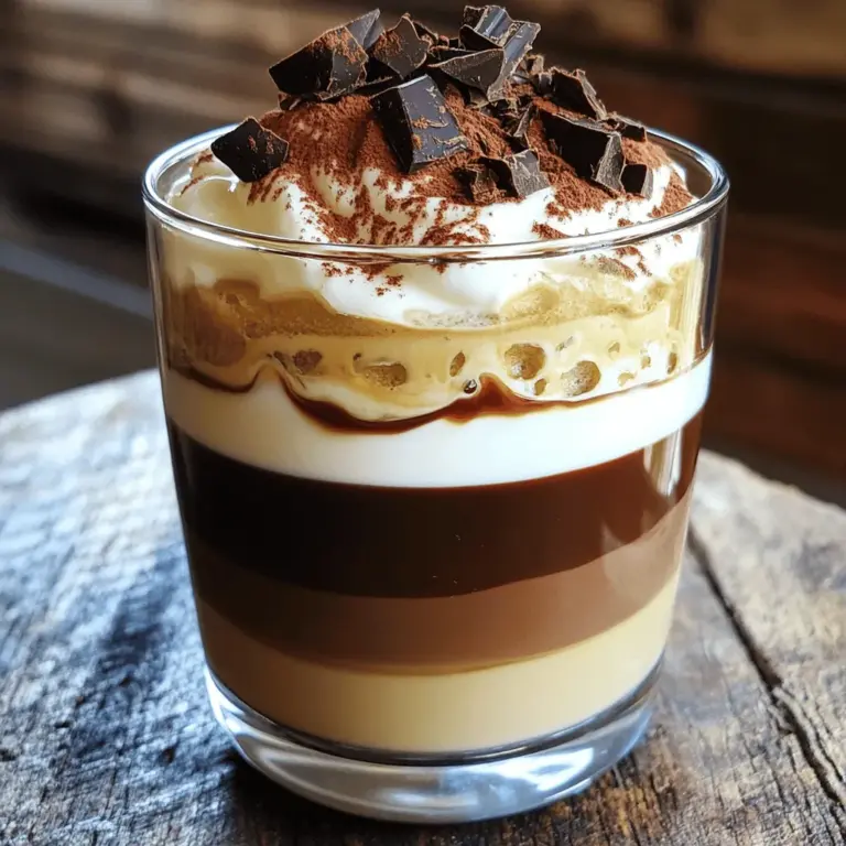 The Espresso Delight with a Twist of Brown Sugar is a rich treat. It uses simple yet tasty ingredients.
