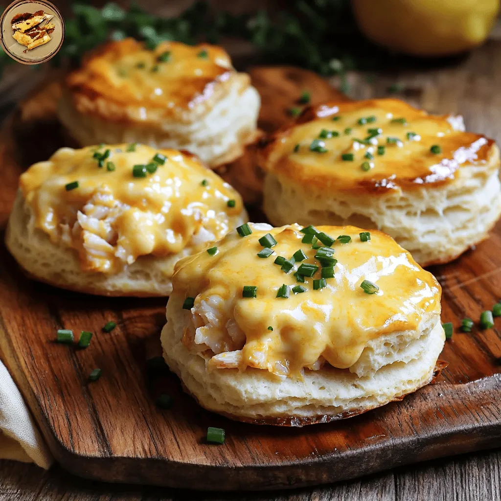You need a few simple ingredients to make crab stuffed biscuits. Start with pantry staples. These include all-purpose flour, baking powder, garlic powder, onion powder, salt, and black pepper. These items build the biscuit base and add great flavor.