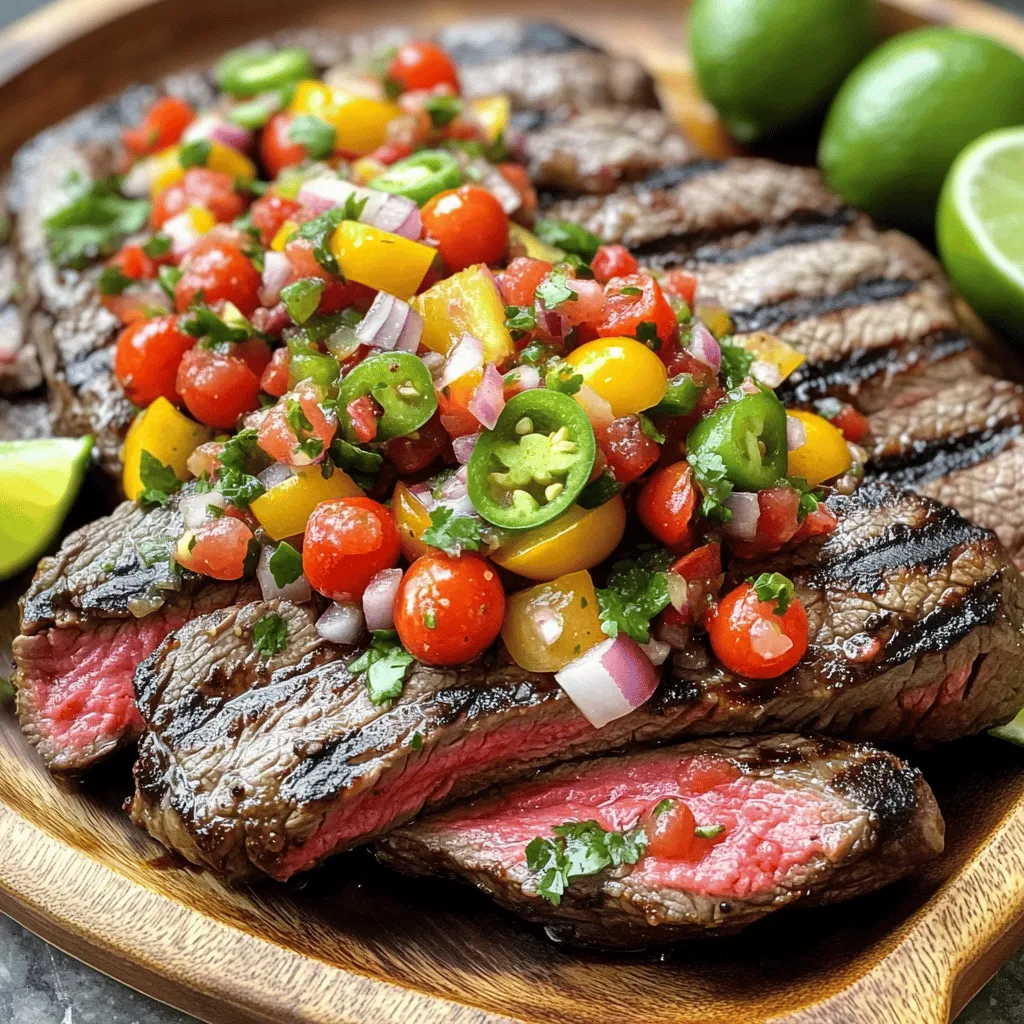 The key to a great grilled flank steak recipe lies in its ingredients. You need fresh, quality items for the best flavor.