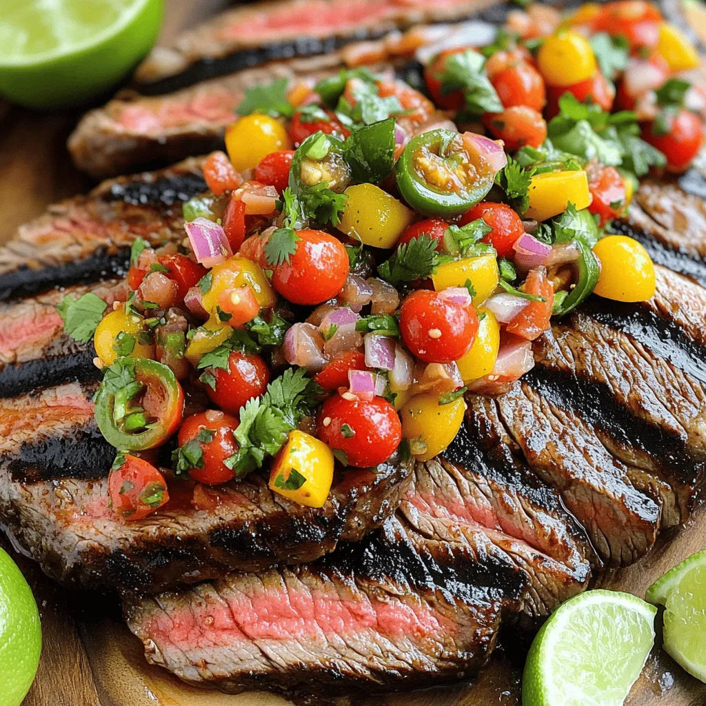 The key to a great grilled flank steak recipe lies in its ingredients. You need fresh, quality items for the best flavor.