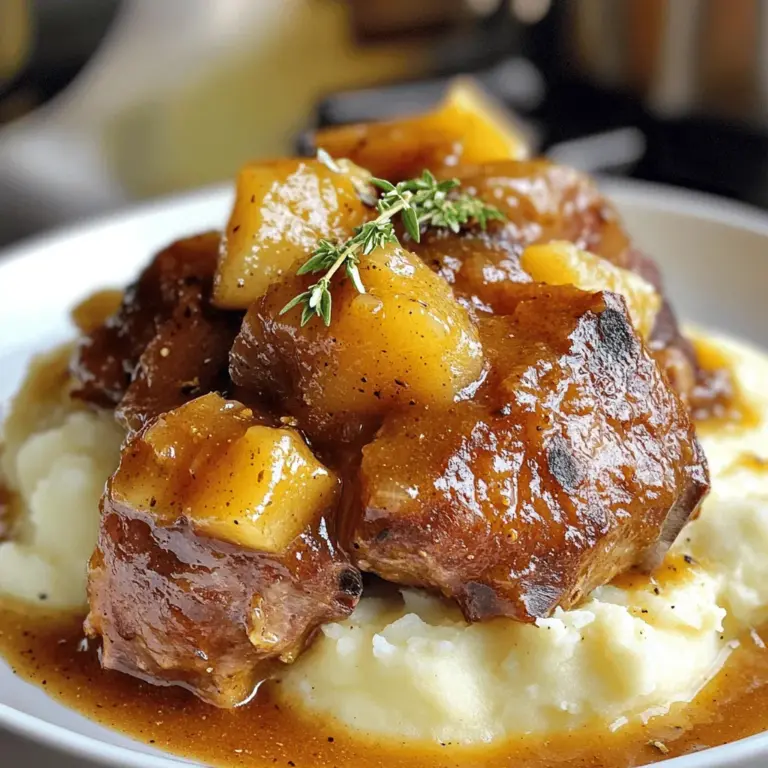 To make the apple cider braised pork shoulder recipe, you start with essential ingredients. You need 3-4 pounds of pork shoulder, cut into large chunks. This meat has the right fat content for braising. You also need 2 cups of apple cider, which adds a sweet and tangy flavor. One large onion, diced, and three cloves of garlic, minced, bring depth to the dish. You’ll need 2 cups of low-sodium chicken broth for moisture and richness.