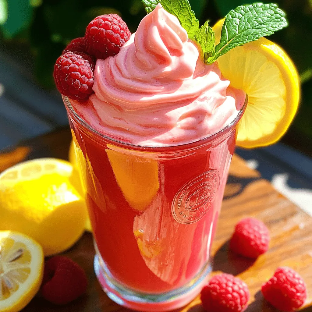 Whipped pink lemonade is a fun drink that brightens any day. For this recipe, you need just a few key ingredients. Each one plays an important role in making the drink tasty and refreshing.