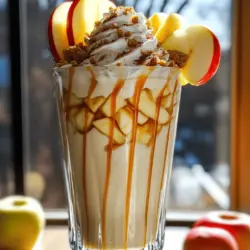 To make a caramel apple pie milkshake, you need a few key ingredients. First, use vanilla ice cream. It gives the shake a rich and creamy base. You will also need whole milk. This adds smoothness and helps blend the ingredients well.