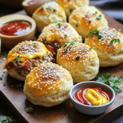 When making Beefy Bacon Cheeseburger Bombs, you need some tasty ingredients. Here’s a list that makes this dish a hit.