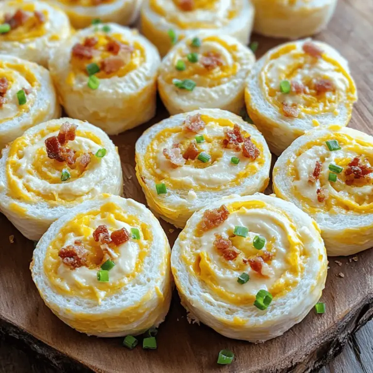 Bacon Cheddar Ranch Pinwheels are tasty, rolled snacks. They combine cream cheese, bacon, and cheddar cheese. These pinwheels are popular for many reasons. They are easy to make and full of flavor. You can serve them as appetizers or party snacks. They are great for gatherings, game days, or holiday parties.
