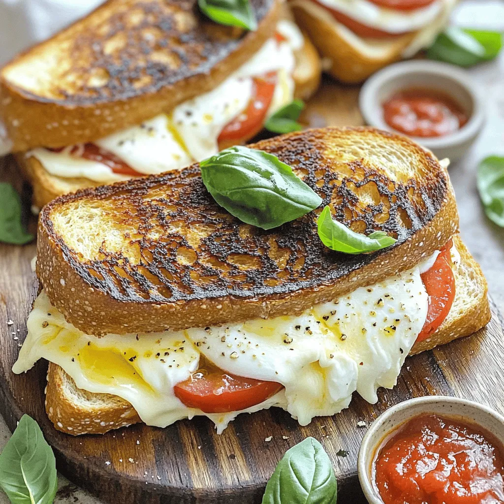 The heart of an Italian grilled cheese sandwich lies in its ingredients. You want the best Italian cheeses for sandwiches. Fresh mozzarella is creamy and melts beautifully. Provolone adds a nice sharpness. Together, they create a lovely gooey texture.