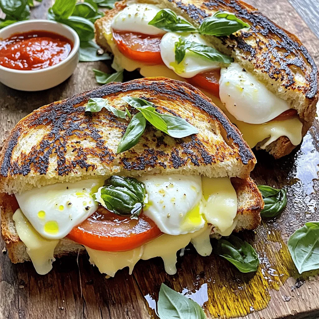 The heart of an Italian grilled cheese sandwich lies in its ingredients. You want the best Italian cheeses for sandwiches. Fresh mozzarella is creamy and melts beautifully. Provolone adds a nice sharpness. Together, they create a lovely gooey texture.