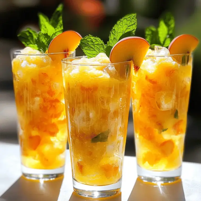 To make a perfect peach lemonade slush, you need just a few fresh ingredients. The main star is ripe peaches. You need four of them, peeled and sliced. Fresh fruit gives the best taste. For the lemonade, use one cup of freshly squeezed lemon juice. This amount comes from about four to five lemons.