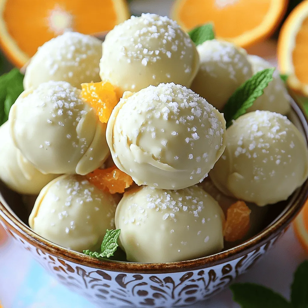 No bake orange creamsicle truffles are sweet, creamy treats. They mix the taste of fresh orange with creamy goodness. You make them without an oven, which is fun and easy.