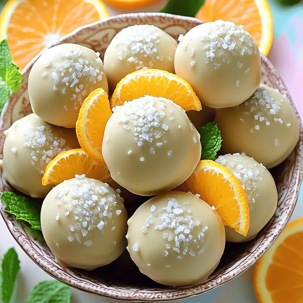No bake orange creamsicle truffles are sweet, creamy treats. They mix the taste of fresh orange with creamy goodness. You make them without an oven, which is fun and easy.