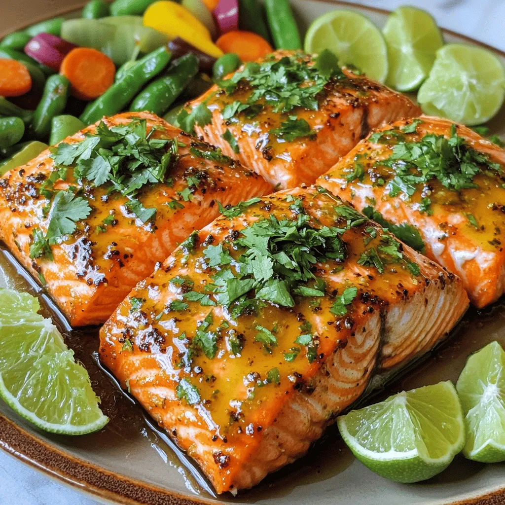 For this honey-lime salmon recipe, you need simple ingredients. Each one plays a key role in the dish's flavor.