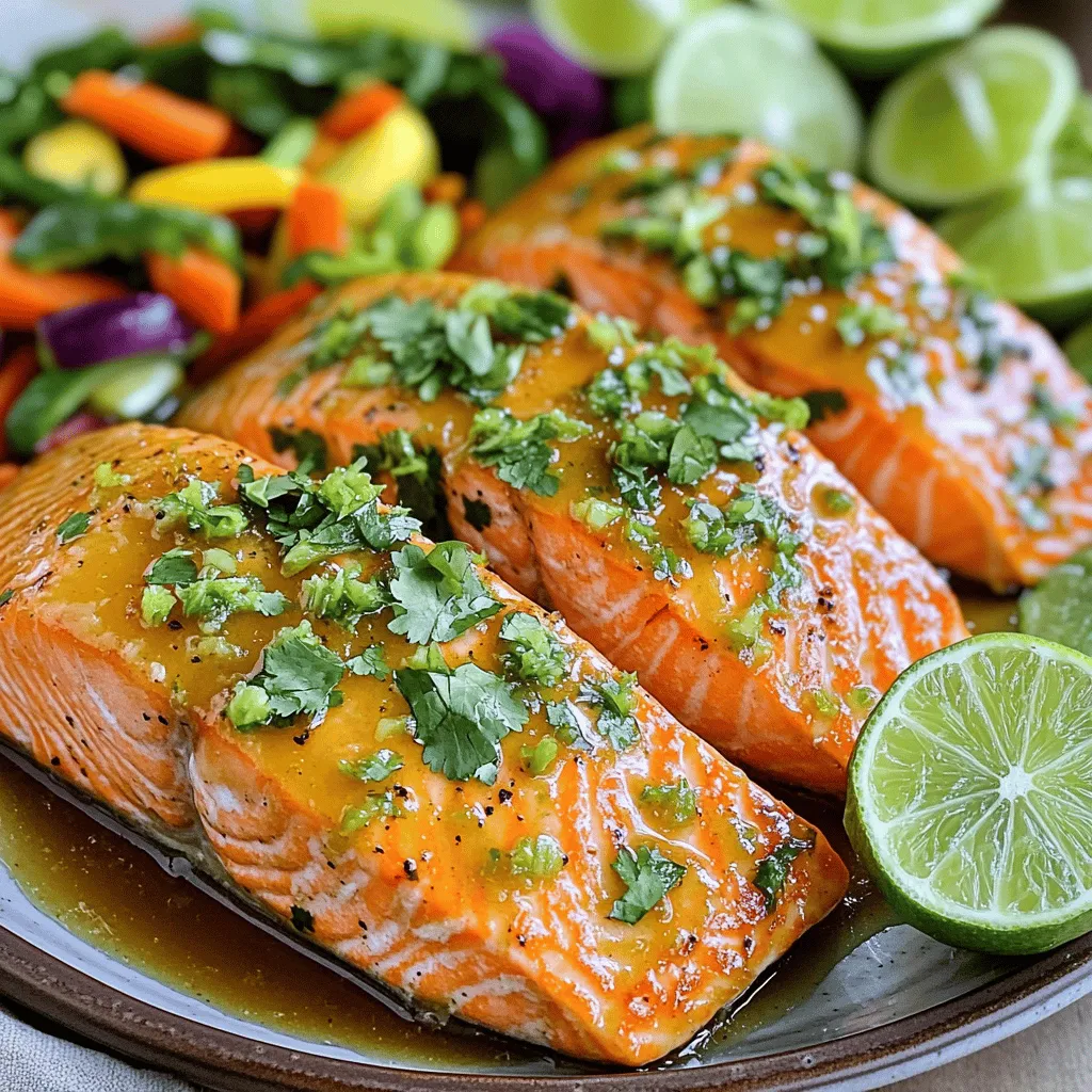For this honey-lime salmon recipe, you need simple ingredients. Each one plays a key role in the dish's flavor.