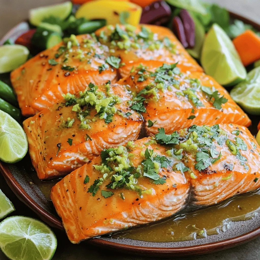 For this honey-lime salmon recipe, you need simple ingredients. Each one plays a key role in the dish's flavor.