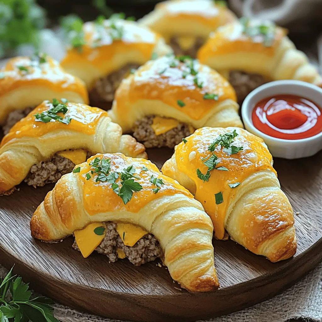 Easy Garlic Parmesan Cheeseburger Bombs Quick Treats