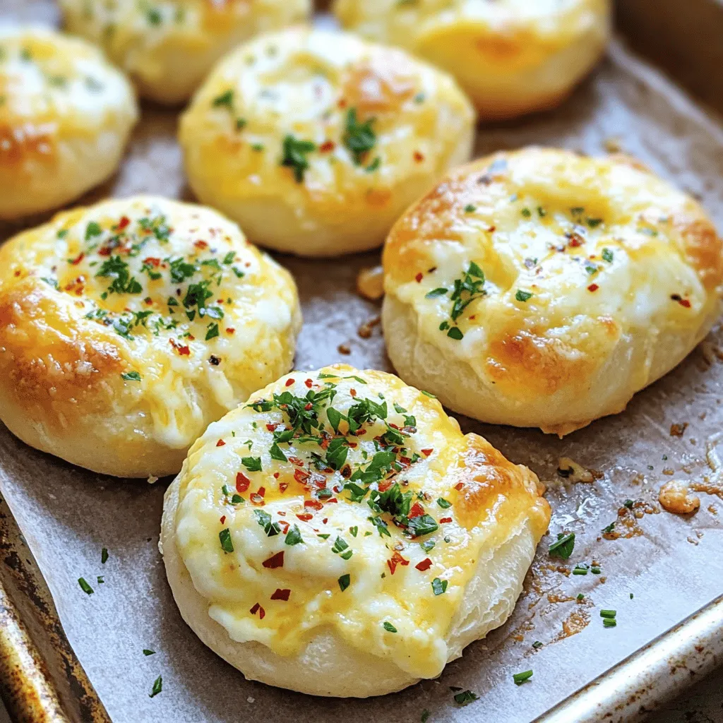 To make delicious cheesy garlic bombs, you need a few key ingredients. First, grab one can of refrigerated biscuit dough. This dough is the base and gives you that soft, pillowy bite. Next, you’ll want one cup of shredded mozzarella cheese. It melts beautifully and adds that gooey texture we love.