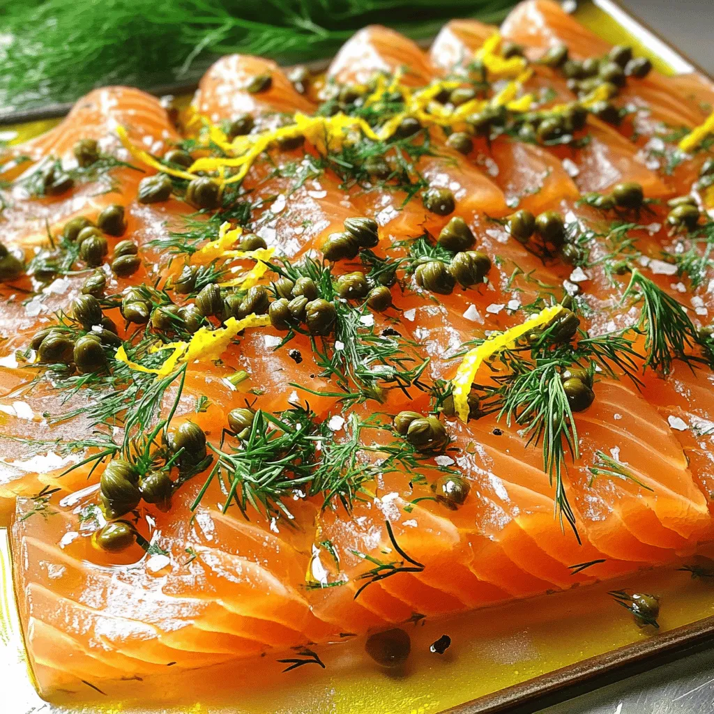 The key to a great smoked salmon carpaccio lies in its ingredients. You need fresh and high-quality items for the best taste.