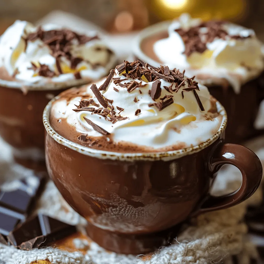 Italian hot chocolate stands out for its rich and thick texture. Unlike regular hot cocoa, it feels like a dessert. The preparation uses high-quality chocolate, often with a high cacao percentage.