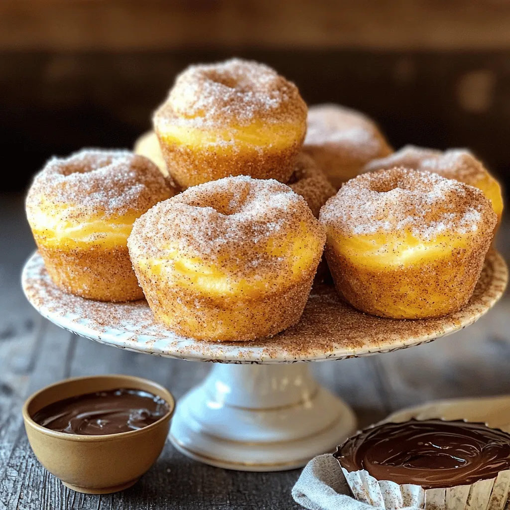 Making cinnamon sugar donut muffins at home is easy and fun. These muffins mix the sweet taste of donuts with the soft texture of muffins. You will need some simple ingredients.