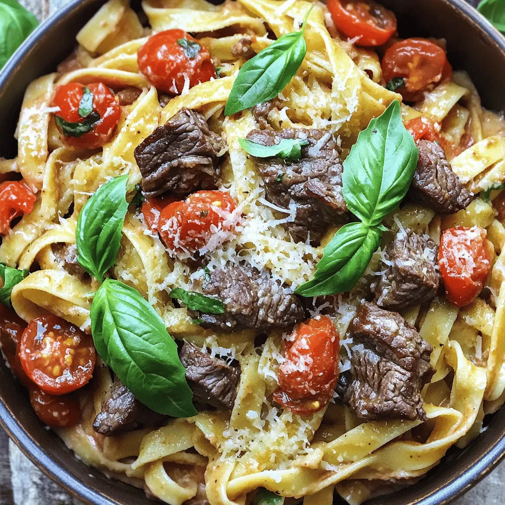 To create a rich beef pasta recipe, you need some key ingredients. First, get 1.5 lbs of beef chuck roast. This cut is perfect for slow cooking. Cut it into 1-inch cubes for even cooking.