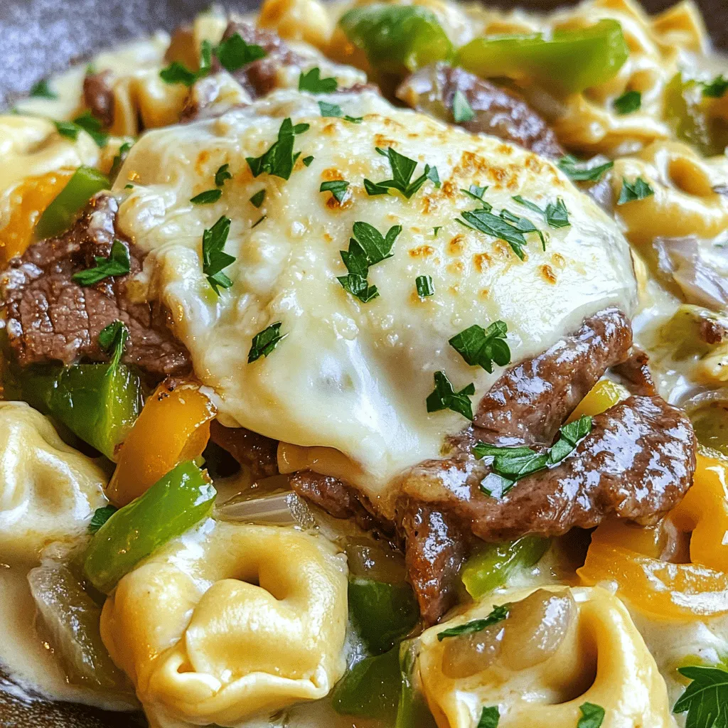 The key to a great cheesesteak tortellini recipe lies in simple, fresh ingredients. Here’s what you need for this tasty dish.
