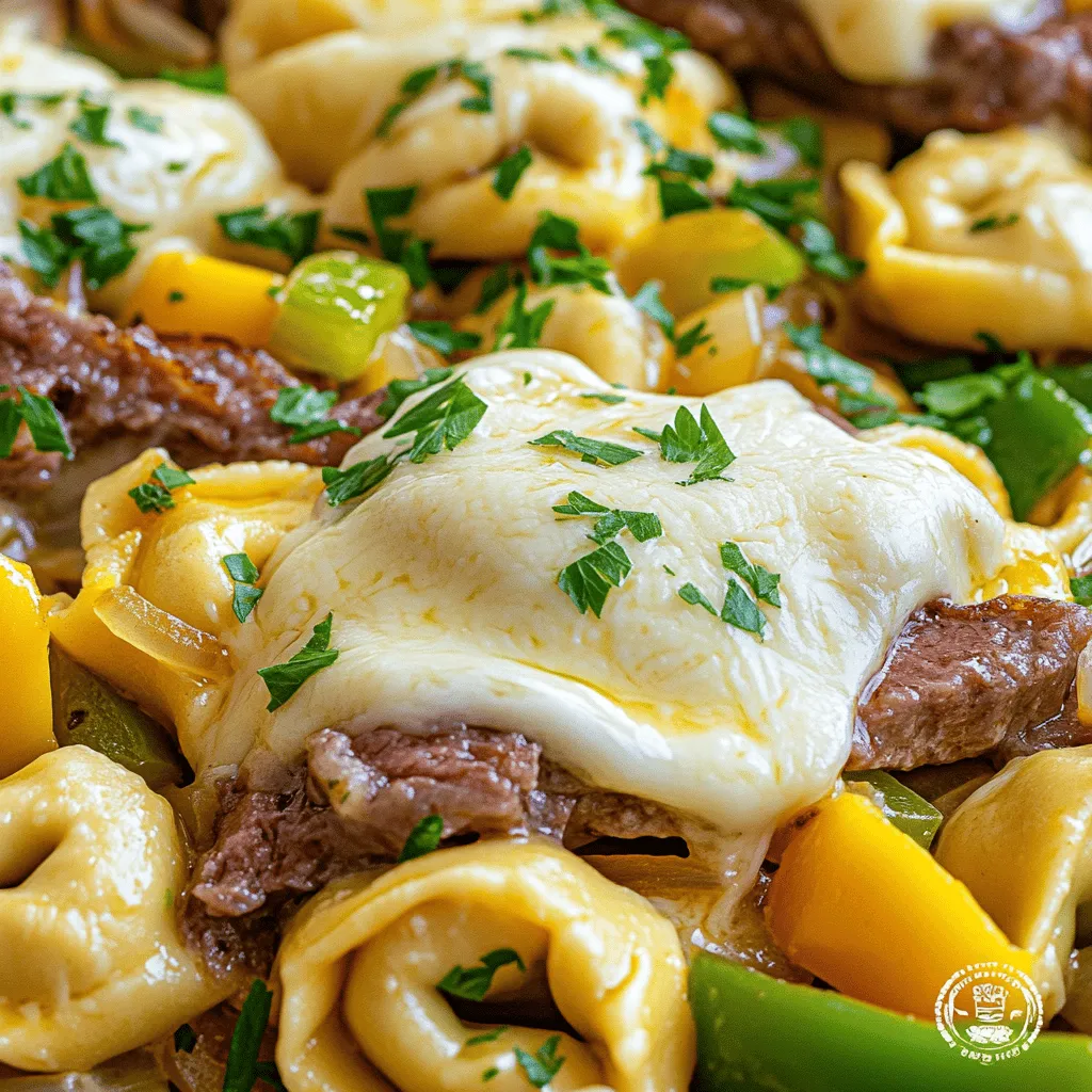The key to a great cheesesteak tortellini recipe lies in simple, fresh ingredients. Here’s what you need for this tasty dish.