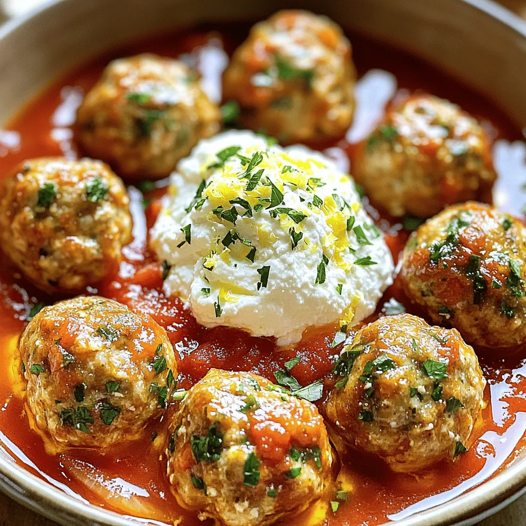 The key ingredients for juicy Italian chicken meatballs create a flavor-packed dish. You start with ground chicken. Use lean ground chicken for a lighter option. It keeps the meatballs tender without too much fat.
