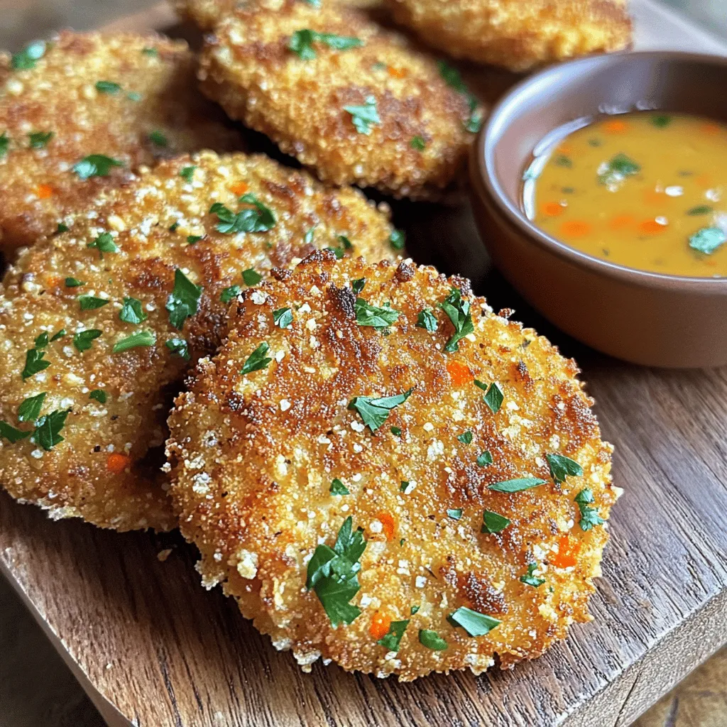 For a tasty chicken patties recipe, you need simple ingredients. The base is ground chicken, which gives the patties their meaty flavor. You will also need breadcrumbs for binding and a nice crust. Here’s what to gather for easy chicken cakes: