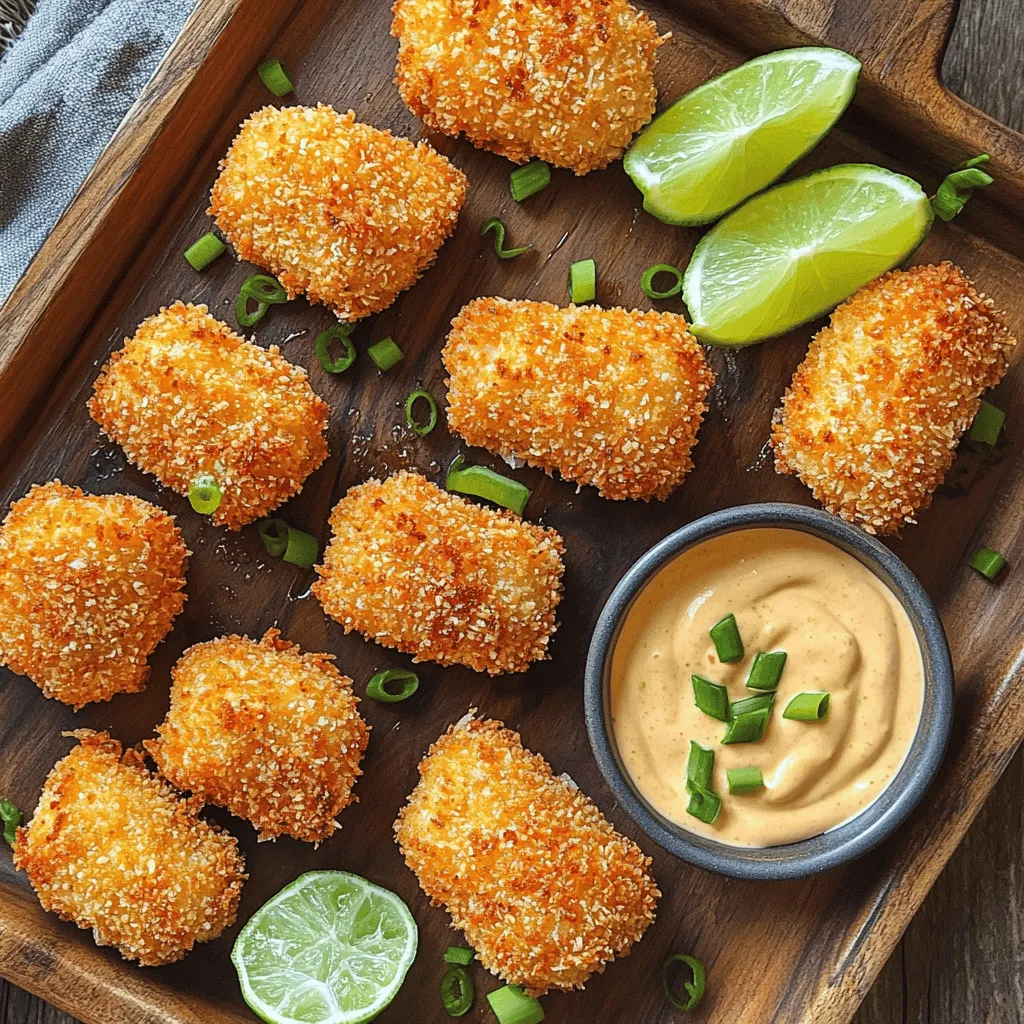 To make crispy bang bang salmon bites, you need fresh salmon, panko breadcrumbs, and some spices. The salmon should be skinless and boneless. You can cut it into bite-sized pieces for easy cooking. These salmon bites are both tasty and simple.