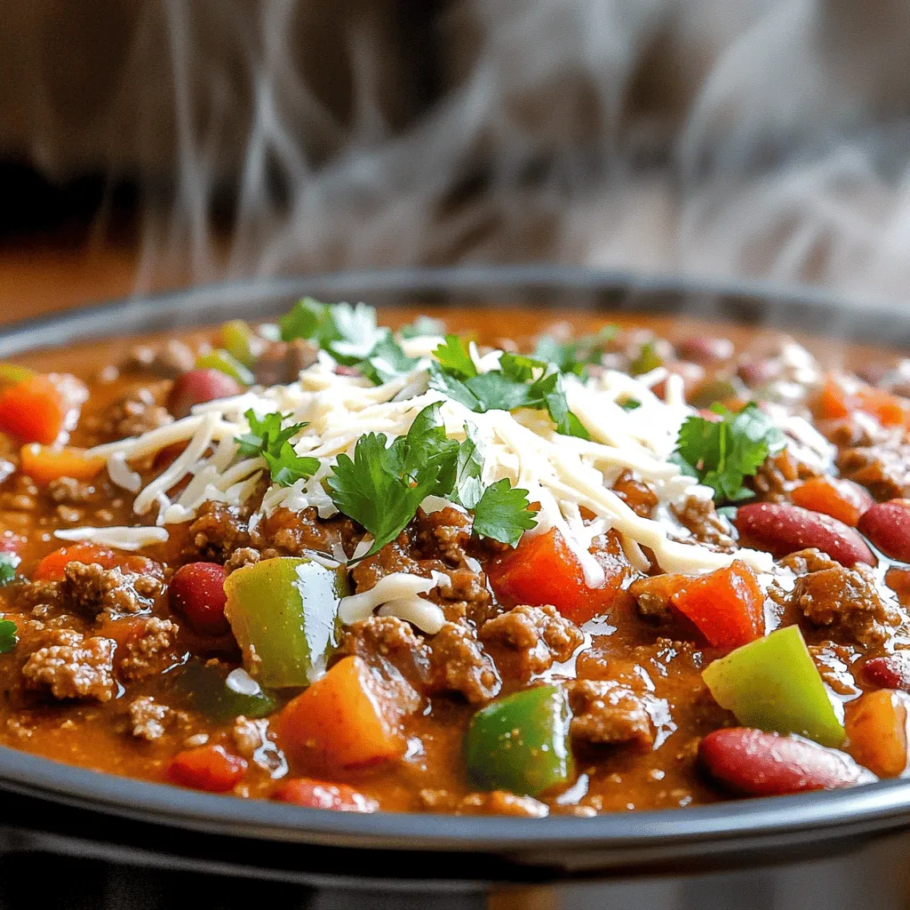 For a great Texas chili, you need some key ingredients. First, choose your meat. Ground beef works well, but I often mix in ground pork for extra flavor. A total of two pounds is perfect.
