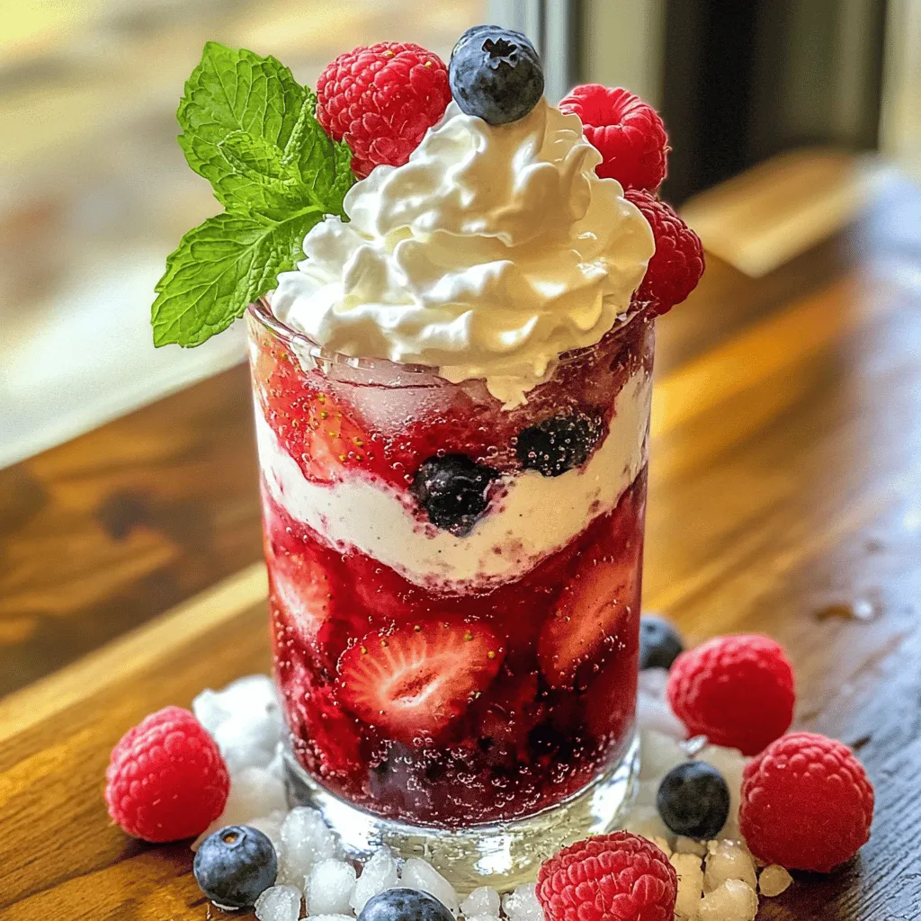 To make a Berry Italian Cream Soda, you need fresh, vibrant ingredients. The main star of this drink is the mixed berries. I love using strawberries, raspberries, and blueberries. These berries bring a burst of flavor. They also add a lovely color to the drink.