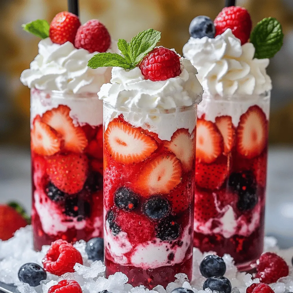 To make a Berry Italian Cream Soda, you need fresh, vibrant ingredients. The main star of this drink is the mixed berries. I love using strawberries, raspberries, and blueberries. These berries bring a burst of flavor. They also add a lovely color to the drink.
