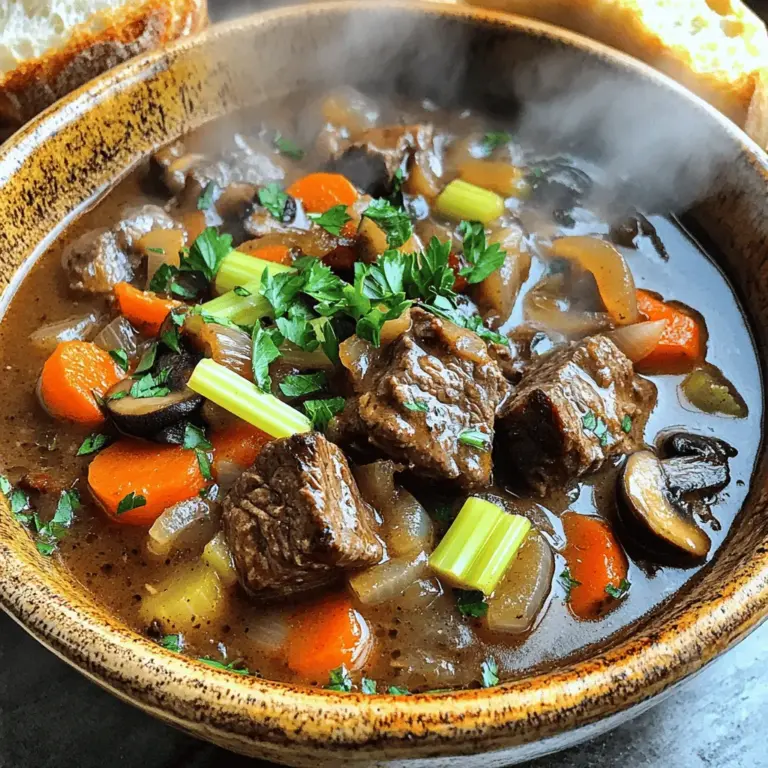 To make beef carbonnade stew, you need quality ingredients. Start with 2 pounds of beef chuck, cut into 1-inch cubes. This cut is perfect because it becomes tender with slow cooking. You also need 3 tablespoons of olive oil for browning the beef. Two large onions, sliced thin, add sweetness to the stew. Three cloves of garlic, minced, bring in a robust flavor.