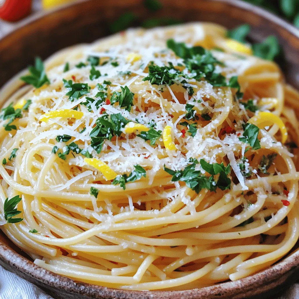 To make a great garlic butter pasta recipe, you need fresh and simple ingredients. The main star is the pasta. I love using spaghetti, but you can choose any type you like. The texture of the pasta can change how the sauce clings. Thicker pasta holds more sauce, while thinner pasta gives a lighter feel to the dish.