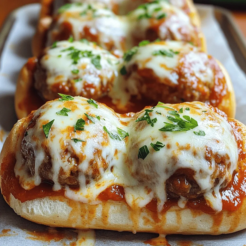 To make a great meatball sub, you need key ingredients. The main item is ground meat. I like using a mix of ground beef and pork. This mix gives the meatballs a juicy flavor.