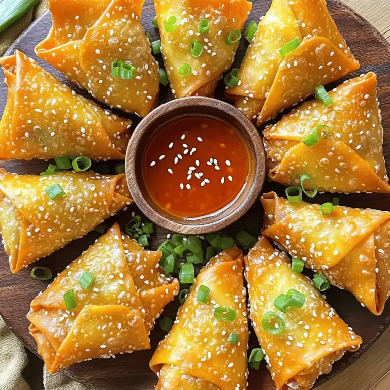 Crab Rangoon egg rolls are a fun twist on two classic dishes. They combine the crispy delight of an egg roll with the creamy, savory filling of crab Rangoon. This dish brings together the best of both worlds. The crab rangoon flavor profile is rich and tangy, thanks to the cream cheese and crab meat. You will love how these flavors blend in a crispy shell.