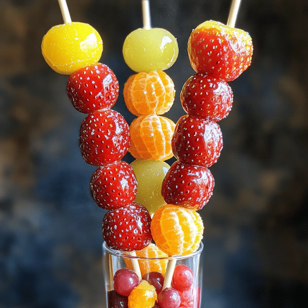 Tanghulu is a popular snack from China. It consists of skewered fruit coated in a hard candy shell. This treat is not only fun to eat but also visually appealing. You can find Tanghulu at street vendors across China, especially during festivals.