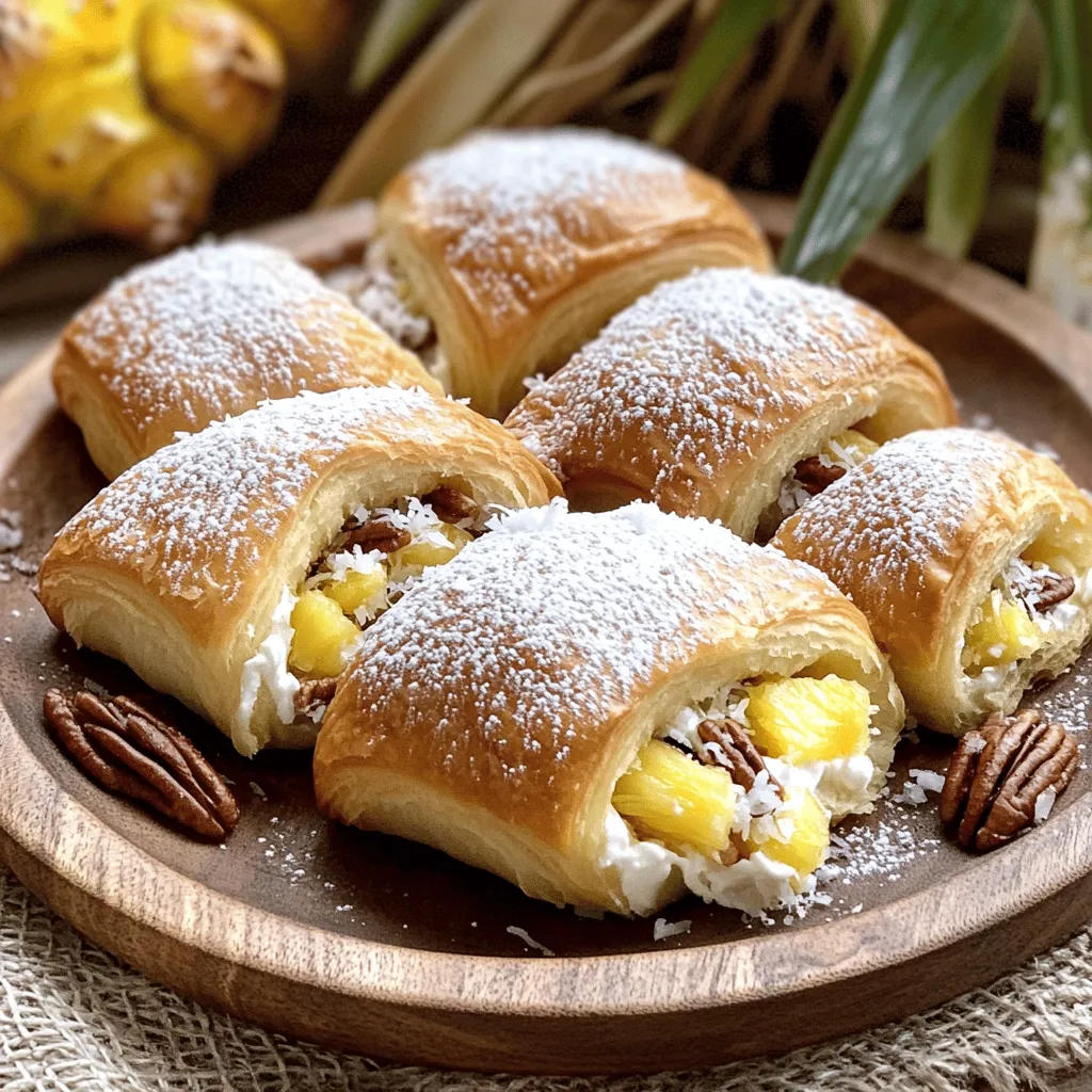 To make the King's Hawaiian Cheesecake Danish, you need a few key ingredients. The main item is a package of King's Hawaiian Sweet Rolls. These rolls are soft, sweet, and perfect for this dessert. They create a lovely base for the cheesecake filling.