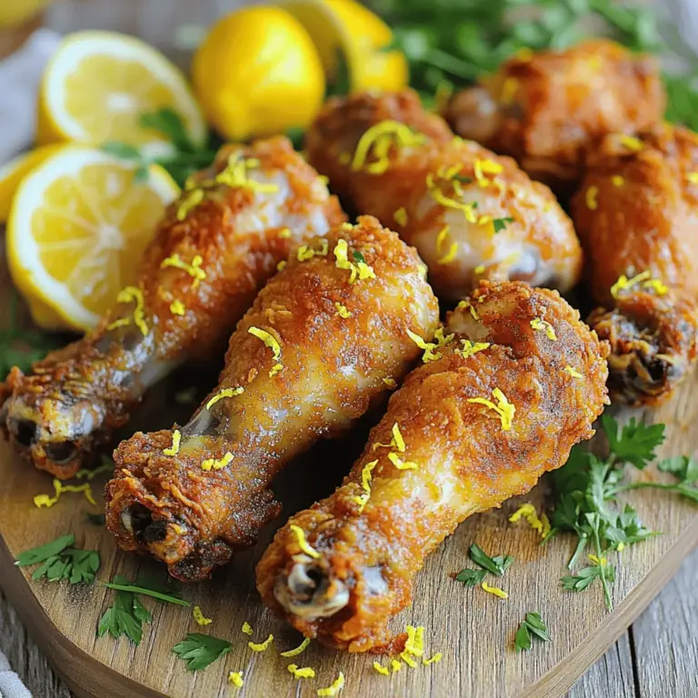 To create a tasty lemon tea fried chicken recipe, you need a few essential items. First, gather 4 chicken pieces like drumsticks or thighs. The chicken is the star of the dish. Next, brew 2 cups of black tea and let it cool. This tea will make a flavorful brine. You will also need 1 lemon for zest and juice, which adds a bright taste.