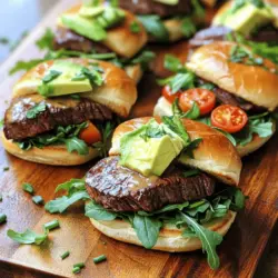 Cowboy Butter Steak Sliders are a fun twist on classic sliders. They feature juicy steak topped with a rich, buttery spread. This dish stands out because of its bold flavors and ease of preparation. You can serve them for any occasion, from casual get-togethers to festive parties.