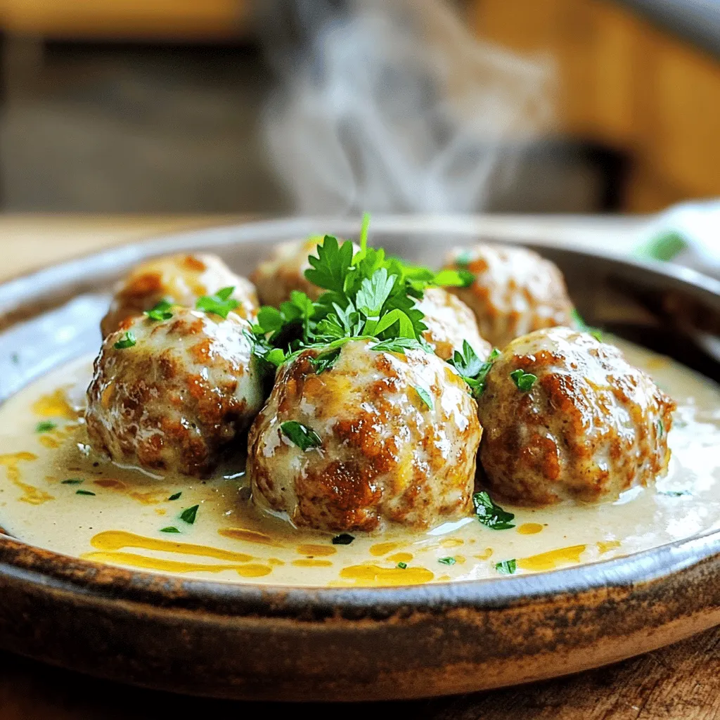To make tasty Swedish meatballs, you need a few key ingredients. The main meats are ground beef and ground pork. Mixing these gives you a rich flavor and a nice texture. Use one pound of ground beef and half a pound of ground pork.