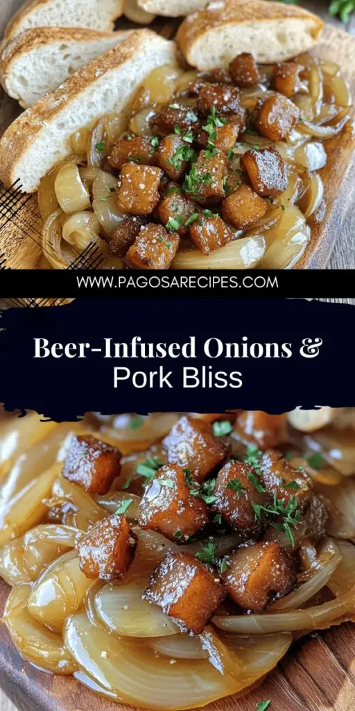 Spice up your cooking with Savory Beer-Infused Onions and Crispy Salted Pork Delight! This mouthwatering recipe features sweet caramelized onions paired with crispy pork belly, creating a perfect balance of flavors. Discover essential techniques and ingredients to transform your kitchen into a gourmet haven. Click through for the full recipe and get ready to impress your friends and family with this delicious dish!