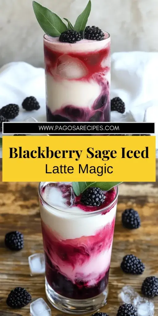 Quench your thirst this summer with a refreshing Blackberry Sage Iced Tea Latte! This delightful drink combines the rich flavor of black tea with the herbal notes of sage and the sweetness of fresh blackberries. Easy to prepare and full of customization options, it’s the perfect treat for warm days. Discover the step-by-step recipe and creative variations in our guide. Click through to explore how to make this tasty summer staple today!