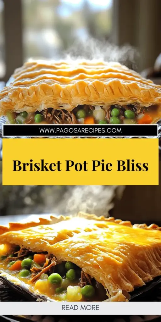 Savor the taste of comfort with my Savory Brisket Pot Pie featuring Cheddar and Monterey Jack! This hearty dish blends tender brisket, rich cheeses, and fresh veggies in a flaky, homemade crust. Discover the secrets to creating the perfect filling and mastering your pot pie crust, plus side dish suggestions that complement this meal beautifully. Ready to impress your family with a delicious dinner? Click through for the full recipe and elevate your cooking game!