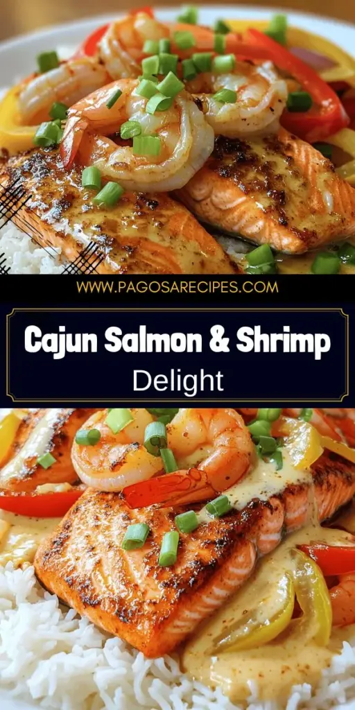 Elevate your dinner game with this Cajun Creamy Delight: Salmon and Shrimp recipe! Experience the bold flavors of Cajun spices combined with fresh seafood and a luscious creamy sauce that will tantalize your taste buds. Perfect for all cooking levels, this dish is sure to impress your family and friends. Ready to create a culinary masterpiece? Click through for the full recipe and step-by-step instructions!