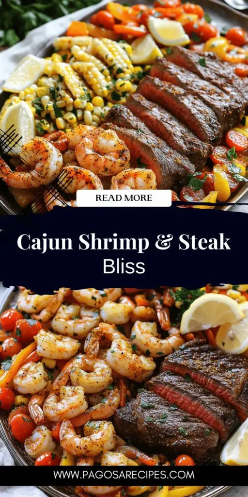 Indulge in a flavor-packed experience with this Cajun Shrimp & Steak Feast Recipe! Perfect for food lovers, this dish combines juicy shrimp and tender steak seasoned with vibrant Cajun spices. Discover all the essential ingredients, cooking techniques, and pro tips to impress your guests. Whether you're a seasoned cook or a novice, this recipe makes dining an unforgettable affair. Click to explore the full recipe and elevate your next meal!