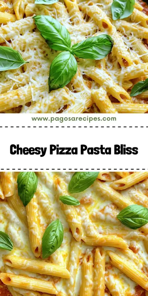 Satisfy your cheesy cravings with my Cheesy Butter Pizza Pasta Recipe! This simple and quick meal brings together creamy pasta and classic pizza flavors, all in under 20 minutes. With just a few easy steps and everyday ingredients, you can create a delicious dish that the whole family will love. Ready to indulge in this comforting treat? Click through for the full recipe and start cooking your new favorite cheesy delight!