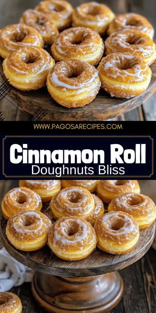 Experience the sweet delight of buttery cinnamon roll doughnuts with this tasty and simple recipe! This mouth-watering treat combines the soft, fluffy texture of cinnamon rolls with the fun shape of doughnuts, making it perfect for breakfast or dessert. Discover creative toppings, variations, and serving suggestions to elevate your treats. Click through and explore how to whip up these irresistible doughnuts that everyone will love!