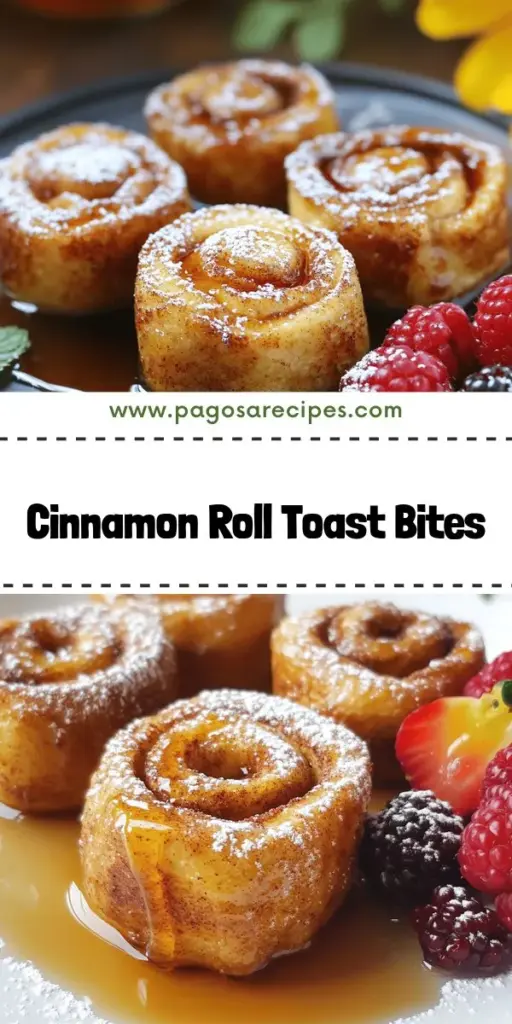 Elevate your breakfast with delicious Cinnamon Roll French Toast Bites! These easy-to-make treats combine the sweetness of cinnamon rolls with the classic taste of French toast, creating bite-sized perfection. In just 20 minutes, you can impress your family and friends at brunch with customizable toppings like maple syrup and fresh berries. Click through to discover the full recipe and tips for making these scrumptious bites a hit at your next gathering!