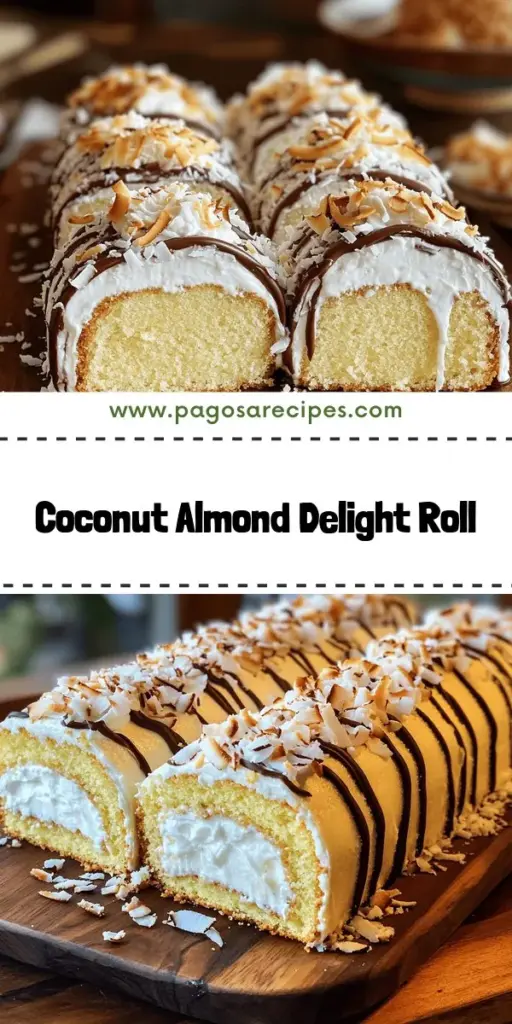 Impress your friends and family with the Coconut Almond Swiss Roll Cake, an easy yet stunning dessert that combines rich coconut and nutty almond flavors into a light, fluffy roll. Perfect for bakers of all levels, this recipe walks you through simple steps and offers tips for delicious fillings and decorations. Ready to create a showstopper? Click through to discover the full Coconut Almond Swiss Roll Cake recipe and start baking today!
